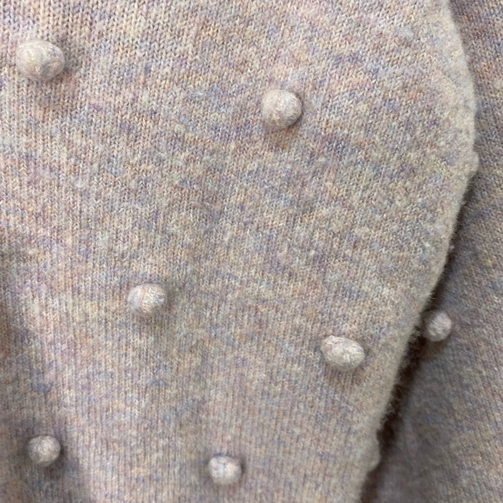Madewell purple pink long sleeve v neck sweater, size xsmall - Picture 5 of 10